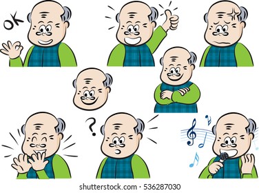 old man's face