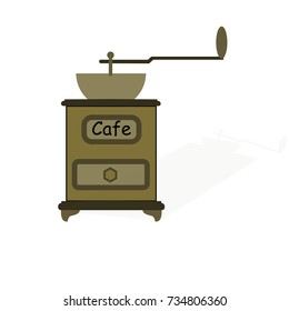 Old manual coffee grinder