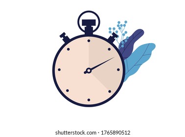 Old mechanical watches background. Modern illustration slider site page. Web banner organization of training time. The concept of time organization. Systematize the working time of a vector design.