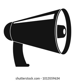 Old megaphone icon. Simple illustration of old megaphone vector icon for web