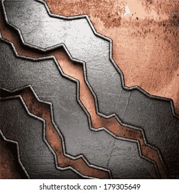 Old metal background