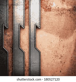 Old metal background