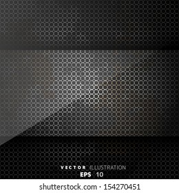 Old metal background with carbon texture