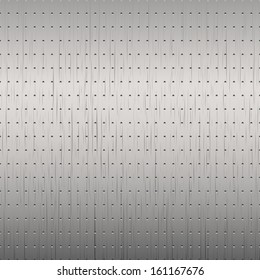 Old metal seamless texture, vector background.