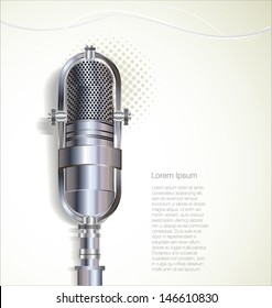Old microphone