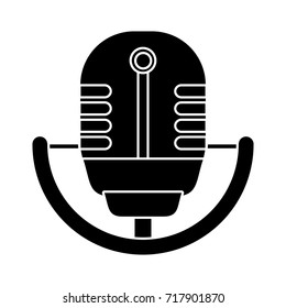 old microphone icon
