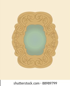 old  mirror vector