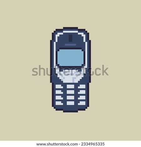 old mobile cellphone pixel art