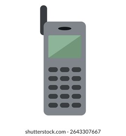 Icono de móvil antiguo. Ilustración vectorial.