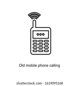 Old mobile phone calling