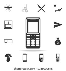 Old Mobile phone icon. Detailed set of web icons and signs. Premium graphic design. One of the collection icons for websites, web design, mobile app on white background