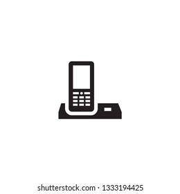 old mobile phone icon on a white background