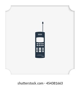 Old mobile phone illustration.