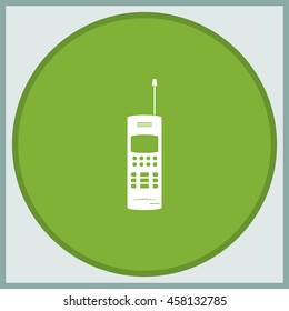 Old mobile phone illustration.