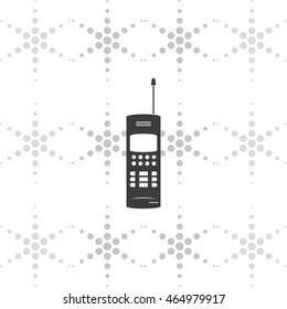 Old mobile phone illustration.