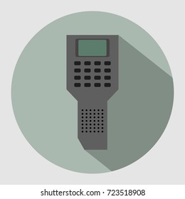 old mobile phone vector illustration
