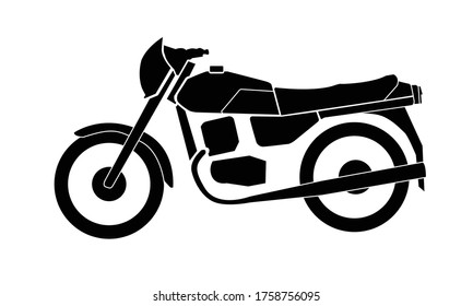 The old model of the Czechoslovak retro motorcycle