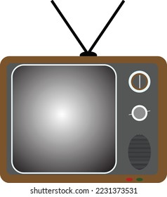 old model tv vector design for commercial use
