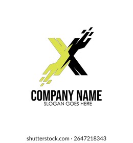 old and modern letter X logosuitable for energetic branding