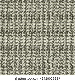 Tejido gris moteado viejo hecho de lana. Textura de tweed. Fondo de punto. Patrón sin costuras abstracto. Ilustración vectorial.