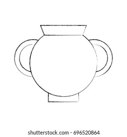 Old museum vase icon
