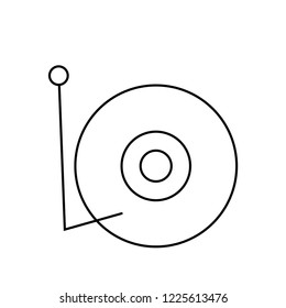 old music device vector icon
