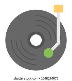 Old Music Player Called Vinyl Player Stock Vector (Royalty Free ...