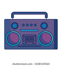 Old Music Radio Player Icon Stock Vector (Royalty Free) 1428134564 ...