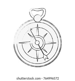 Old navigation compass