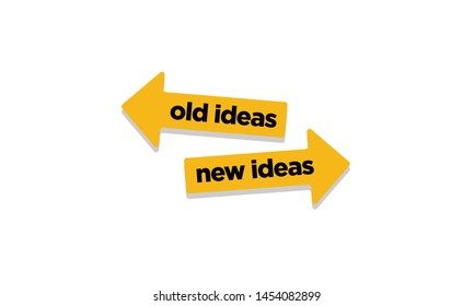 Old And New Ideas with Arrows in Opposite Directions 