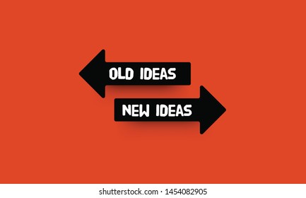 Old And New Ideas with Arrows in Opposite Directions 