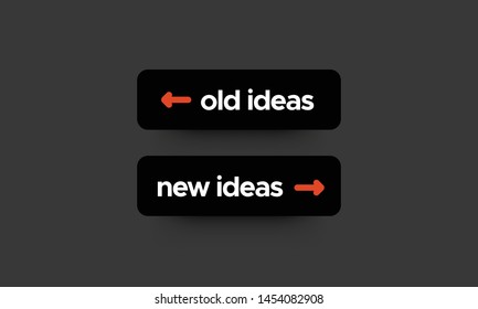 Old And New Ideas with Arrows in Opposite Directions 