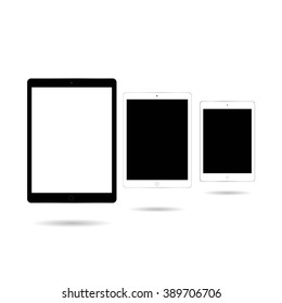 From the old to the new tablet model, vector