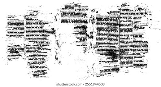 OLD NEWSPAPER BACKGROUND, BLANK AND WHITE GRUNGE PAPER TEXTURE. EPS 10