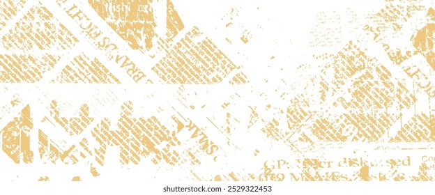 old newspaper background unreadable aged newspaper page with place for text