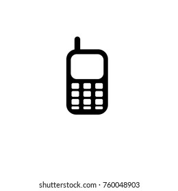 Old nobile phone vector icon