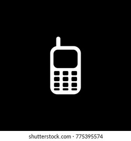 Old nobile phone vector icon