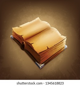 old open book 