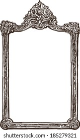 old ornate frame
