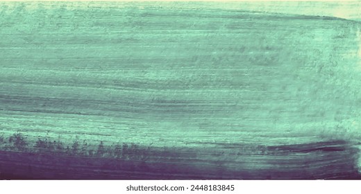 Old paint grunge texture horizontal banner, vector textured background or backdrop.