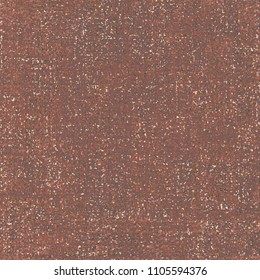 Old painted canvas surface. Worn red wall texture. Vector illustration.