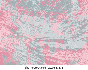 Alte Panitärpinsel verschleiert den Hintergrund. Rough strukturfarbene Vintage Tapete. Retro-Kunstmuster. Schmutzige Schmutzspritzer-Wirkung. Materialdesign. Skizze graue Leinwand. Billboard-Hintergrundstruktur.