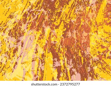 Old panitbrush smears background. Rustic surface colored vintage wallpaper. Scratch art pattern. Dirty paint stains. Graffiti design. Sketch grainy canvas. Watercolor poster backdrop.