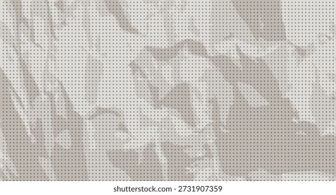 Fundo de papel velho com meio-tom e textura de grão. Página de livro com ruído