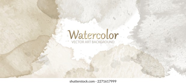 Old paper background with pastel color watercolor for cover design, poster, cover, banner, flyer, card and design interior. Hand drawn vintage poster. Aged illustration. Place for text. Vintage paper.