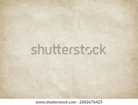 Old paper background texture. Vintage antique worn shabby parchment, grunge frame