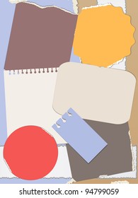Old paper background, vector eps10 illustration