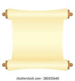 old paper banner , vector drawing