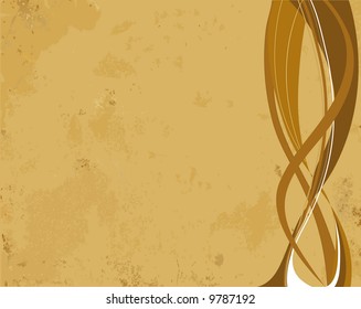 Old paper with design, vector illustration