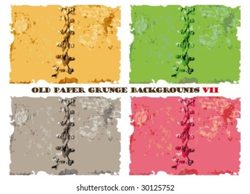 Old paper grunge backgrounds VII